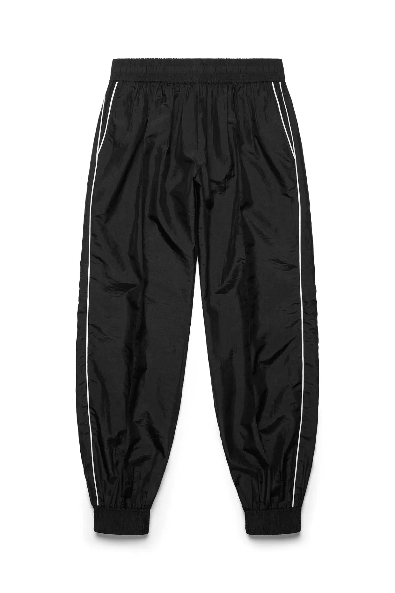 [WT09 - Nylon Track Pants] Nylon Track Pants (XS, Black)