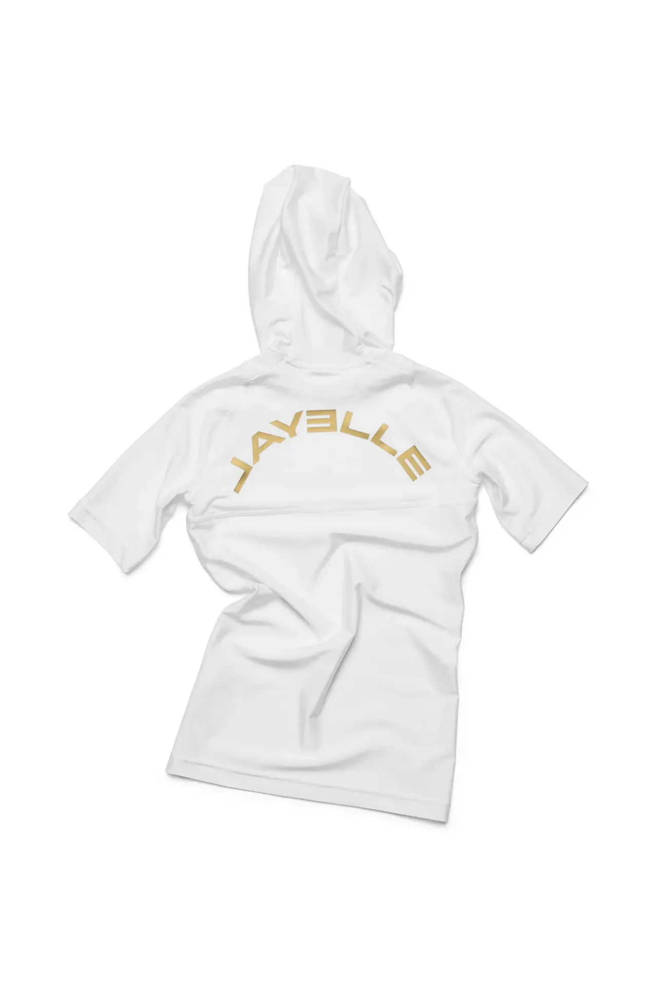 [WH14 - Hooded Short Sleeve] Half sleeve Tech Shirt (XS, Black)